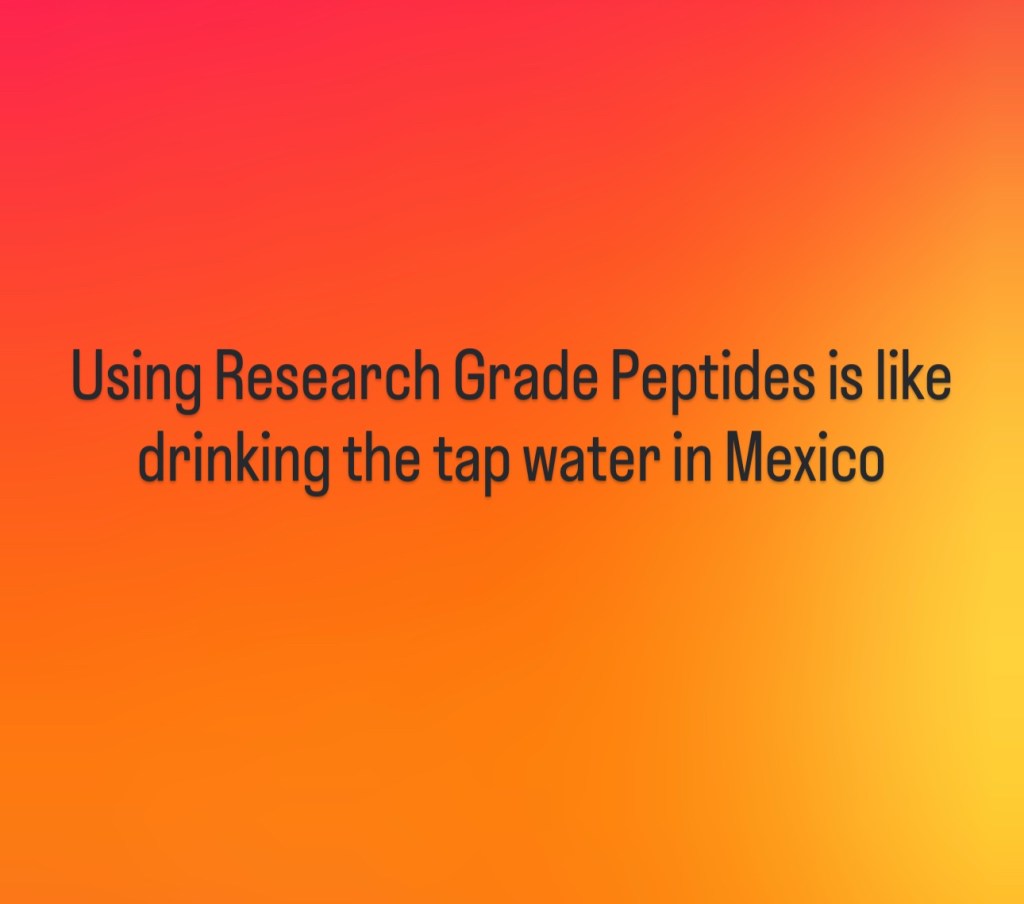 Research Grade vs. Pharmaceutical Grade Peptides – an Important Difference